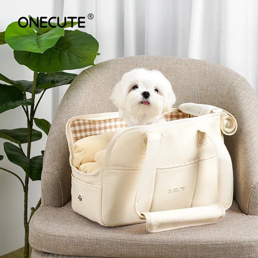 Puppy Go Out Portable Shoulder Handbag Dog Bag Pet Cat Chihuahua Yorkshire Dog Supplies Suitable for Small Dogs Dog Carrier