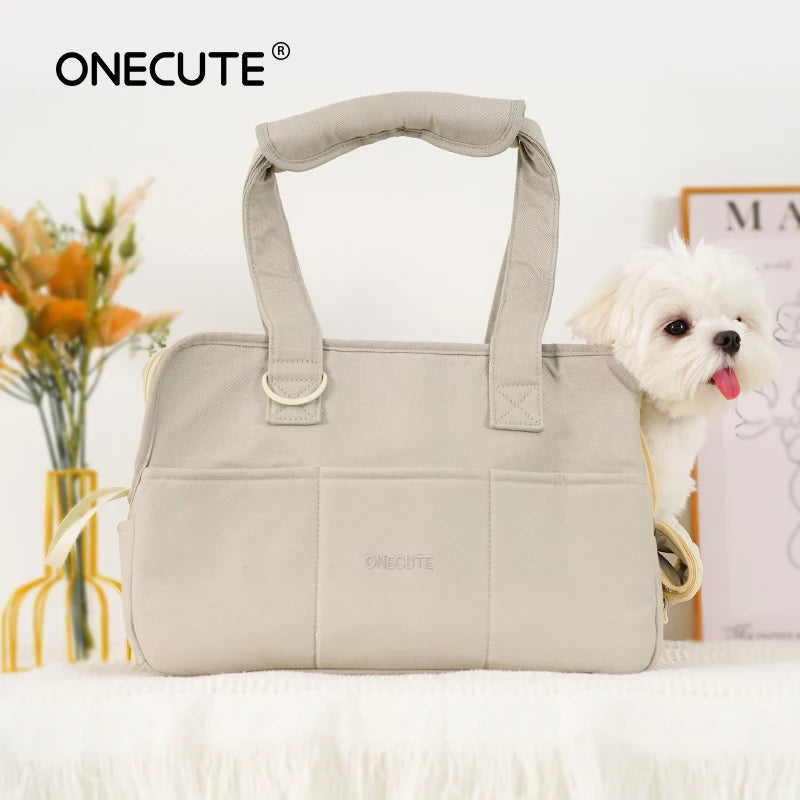 Puppy Go Out Portable Shoulder Handbag Dog Bag Pet Cat Chihuahua Yorkshire Dog Supplies Suitable for Small Dogs Dog Carrier